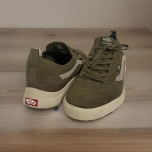 VANS Off The Wall Men's Size 13 Vr3 Cush Ultra Range Shoes Dark Olive Green